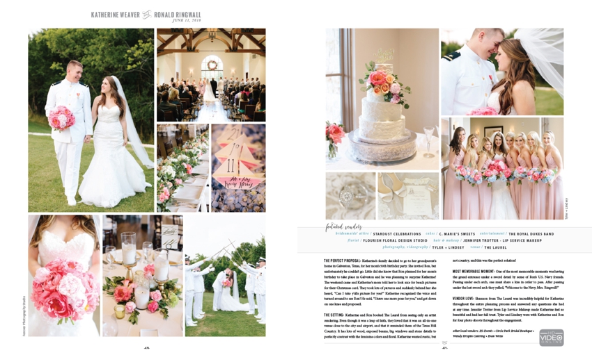 Real Weddings Featured in Brides of North Texas! Real Weddings Featured in Brides of North Texas!